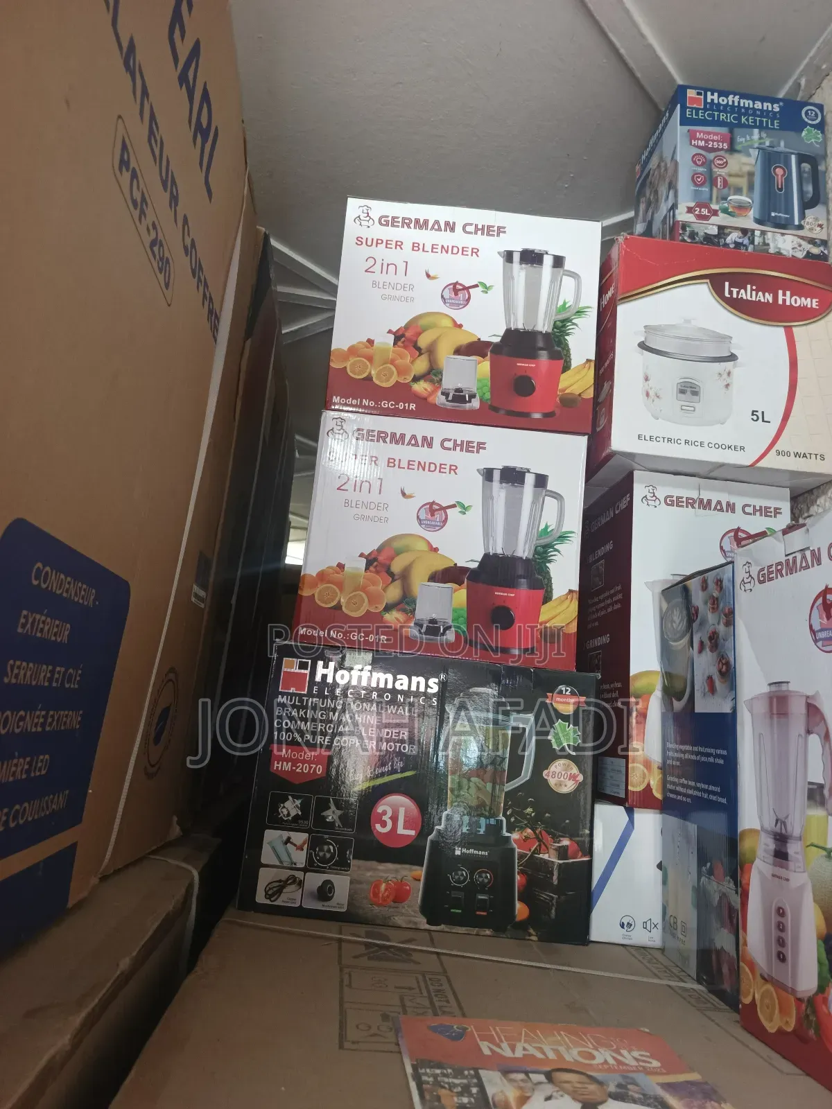 German Home 2in1 Blender With Grinder GC-01R