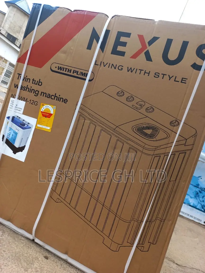 Nexus 12kg Twin Tub Washing Machine