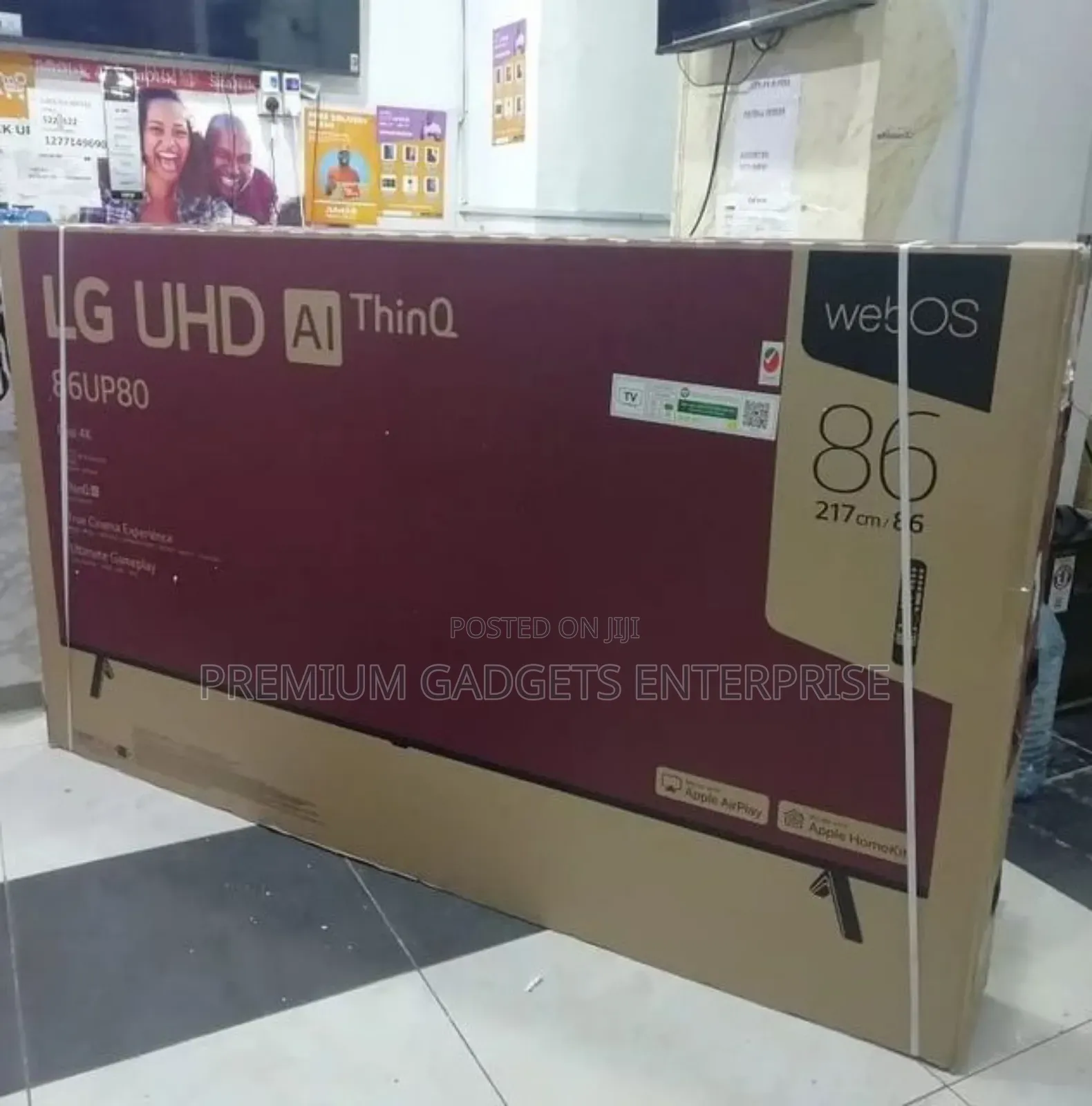 LG Uhd Smart, HDR Webos, Ai Thinq 86" 86up8050pvb TV