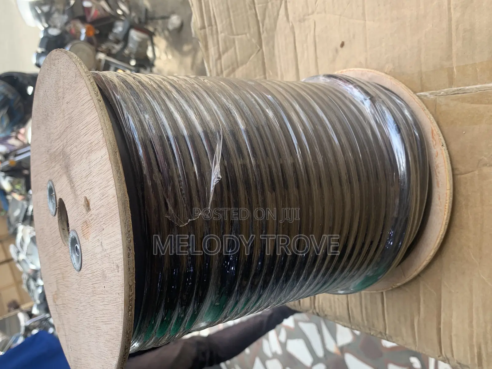 JLD 2in1 Black 100meters Speaker Cable