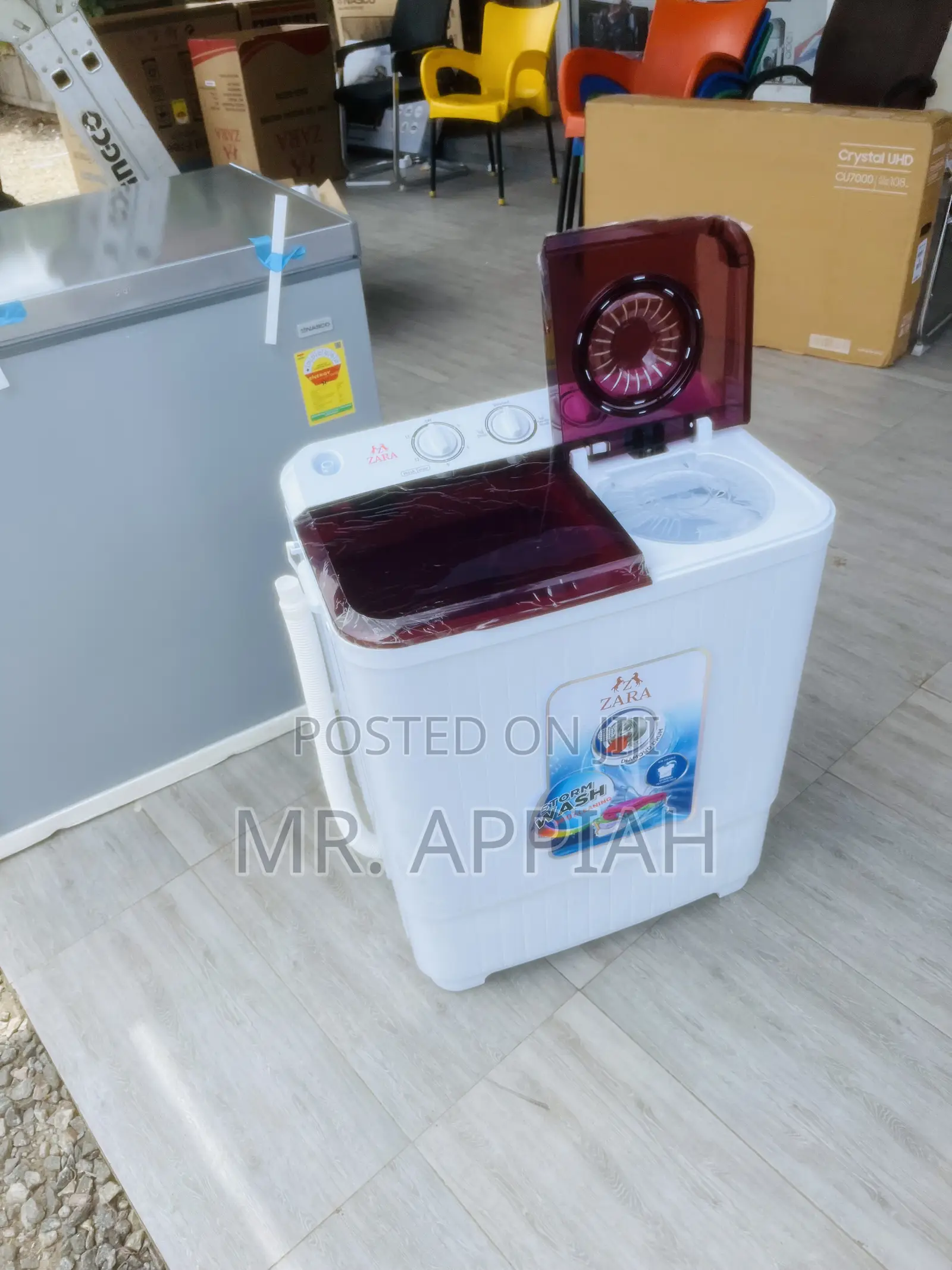 Affordable Zara 5kg Top Load Washing Machine(White).