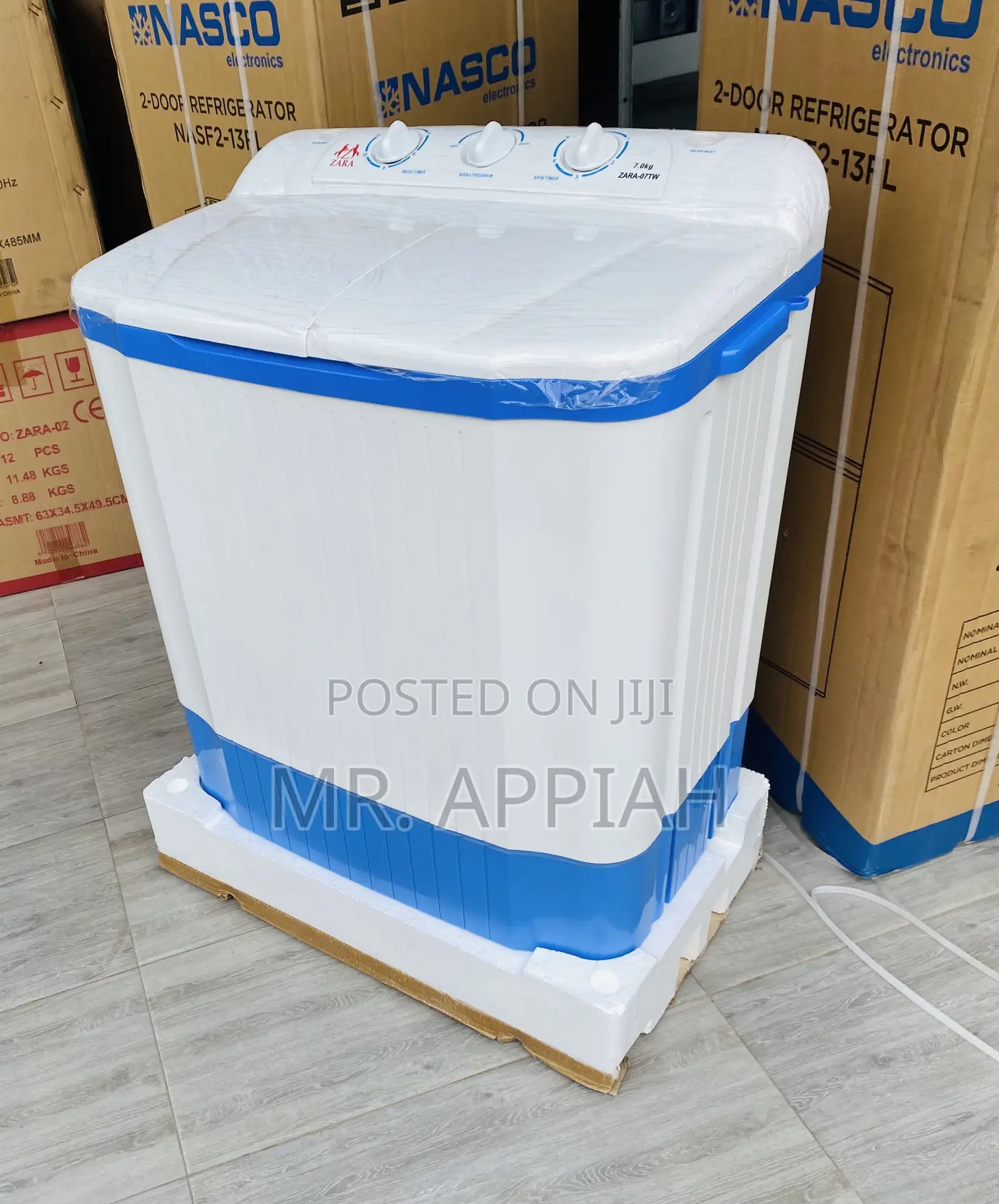 Order Quality Zara 7kg Semi-Automatic Washing Machine,White