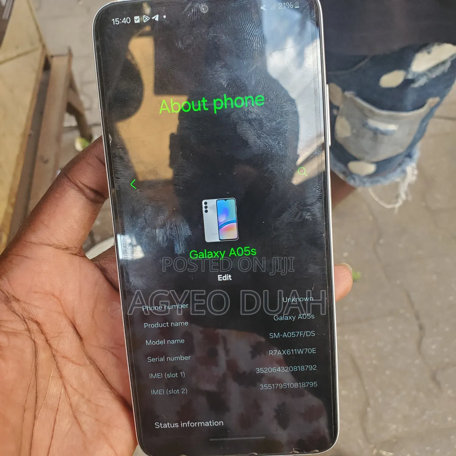 Samsung Galaxy A05s 64 GB White