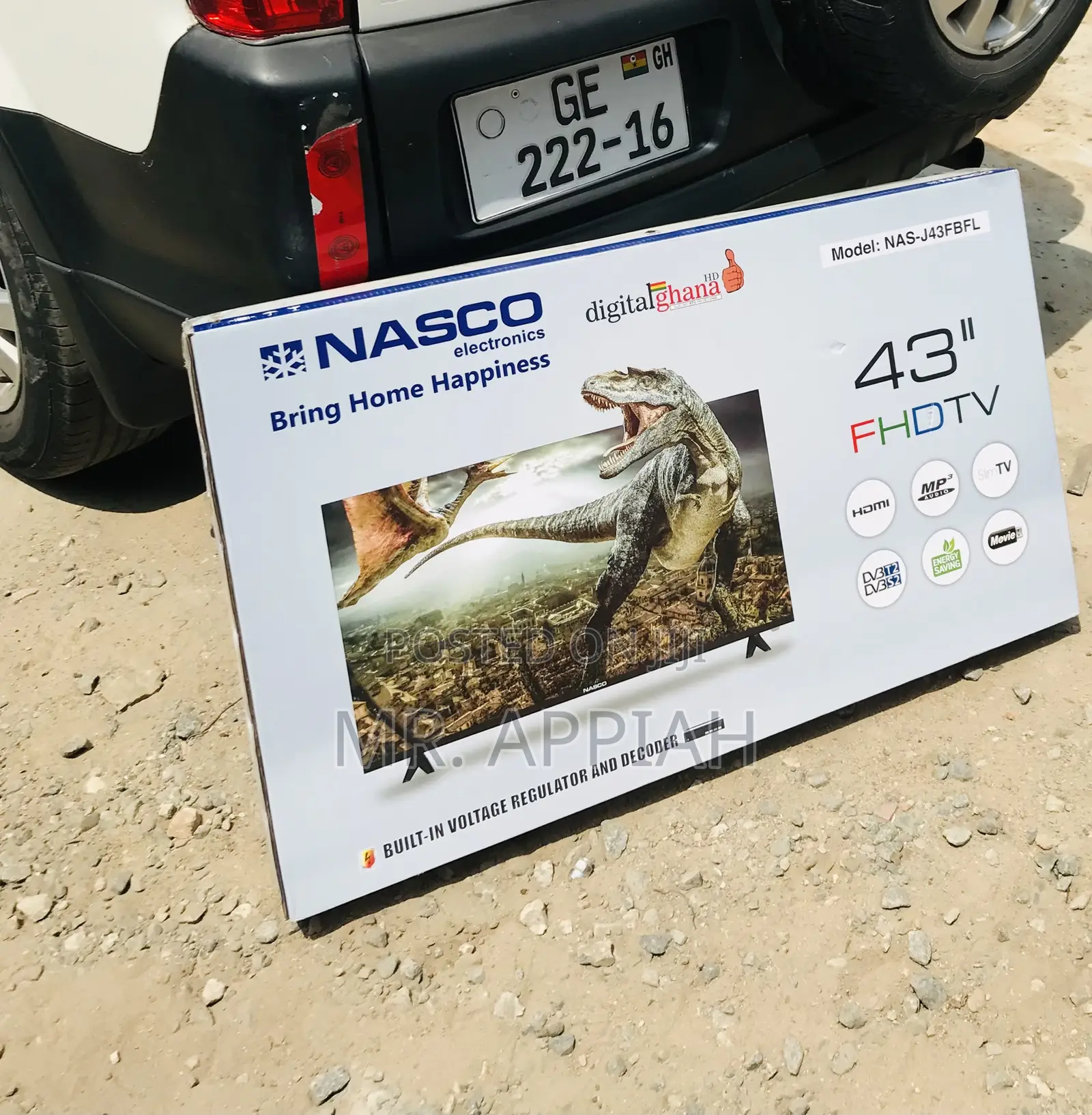 Order Nasco 43 Inch Led Digital Satellite Television.