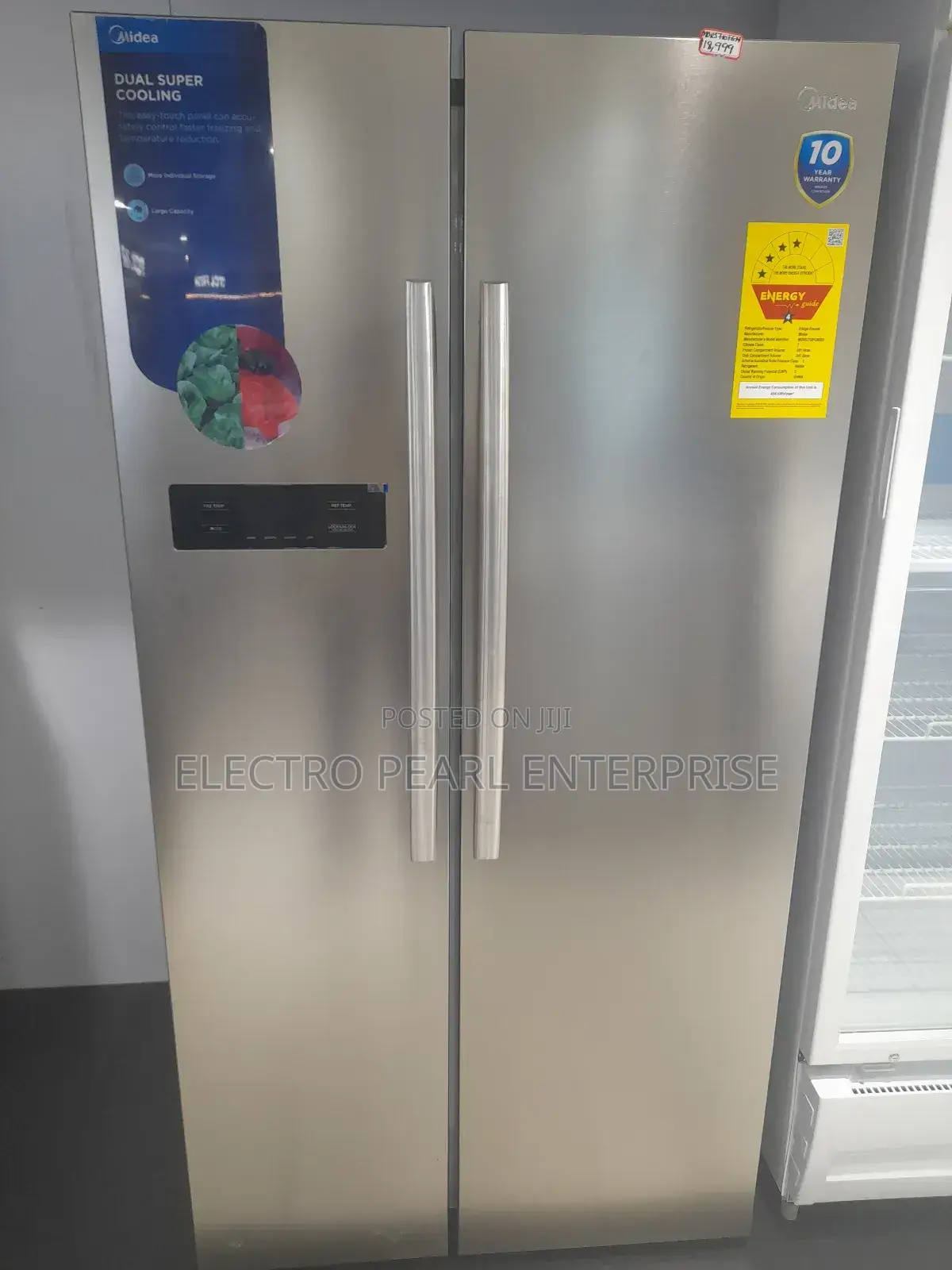 Midea 548liters Side by Side Fridge