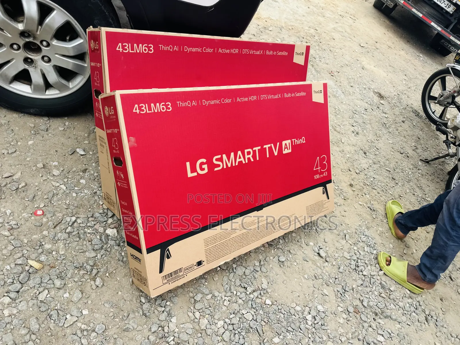 Full HD Smart LG 43”Lm63