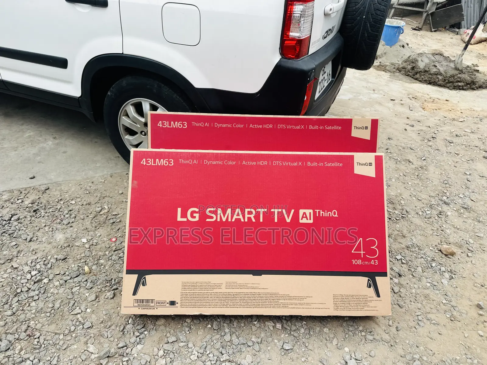 Get a New Slim Black Lg Television FHD Smart 43”LM63