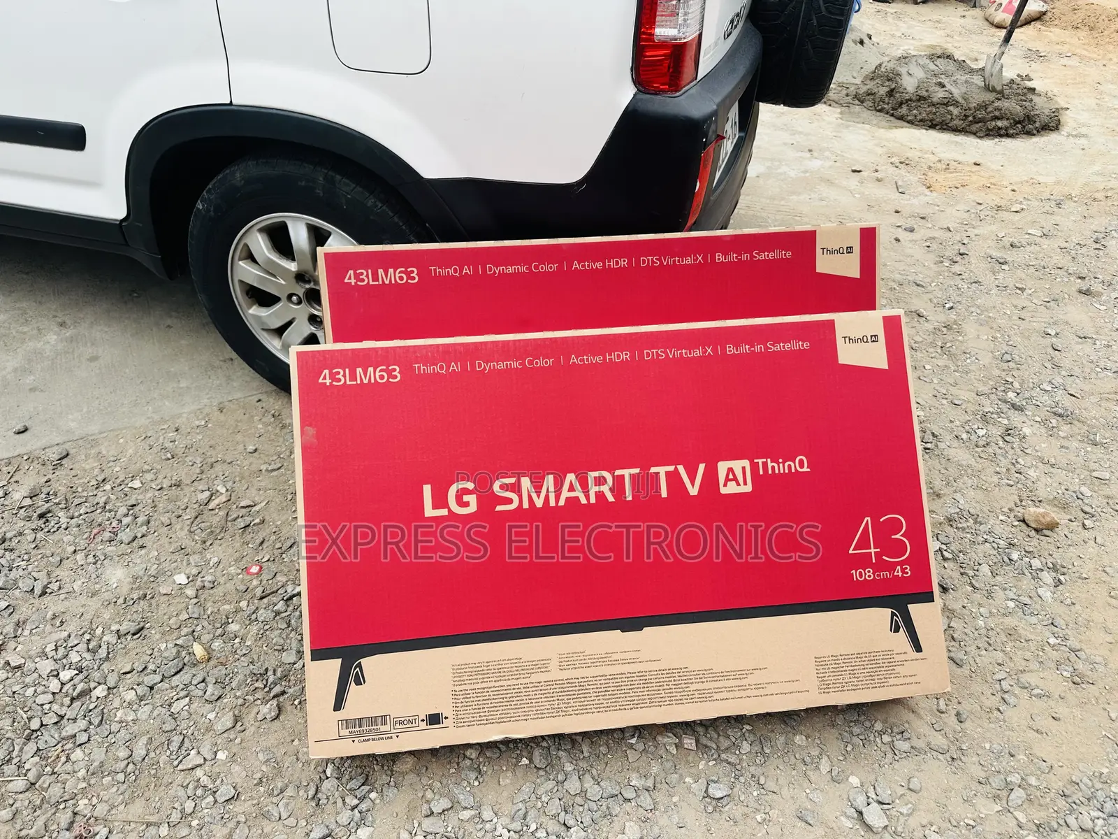 Get a New Slim Black Lg Television FHD Smart 43”LM63