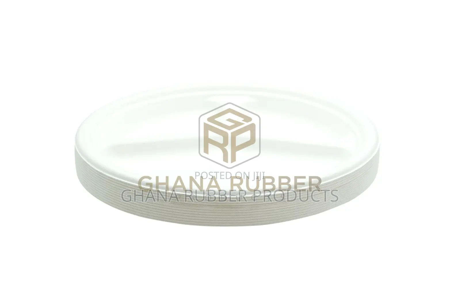 3-Section Bagasse Round Plates 10-Inches (500pcs)