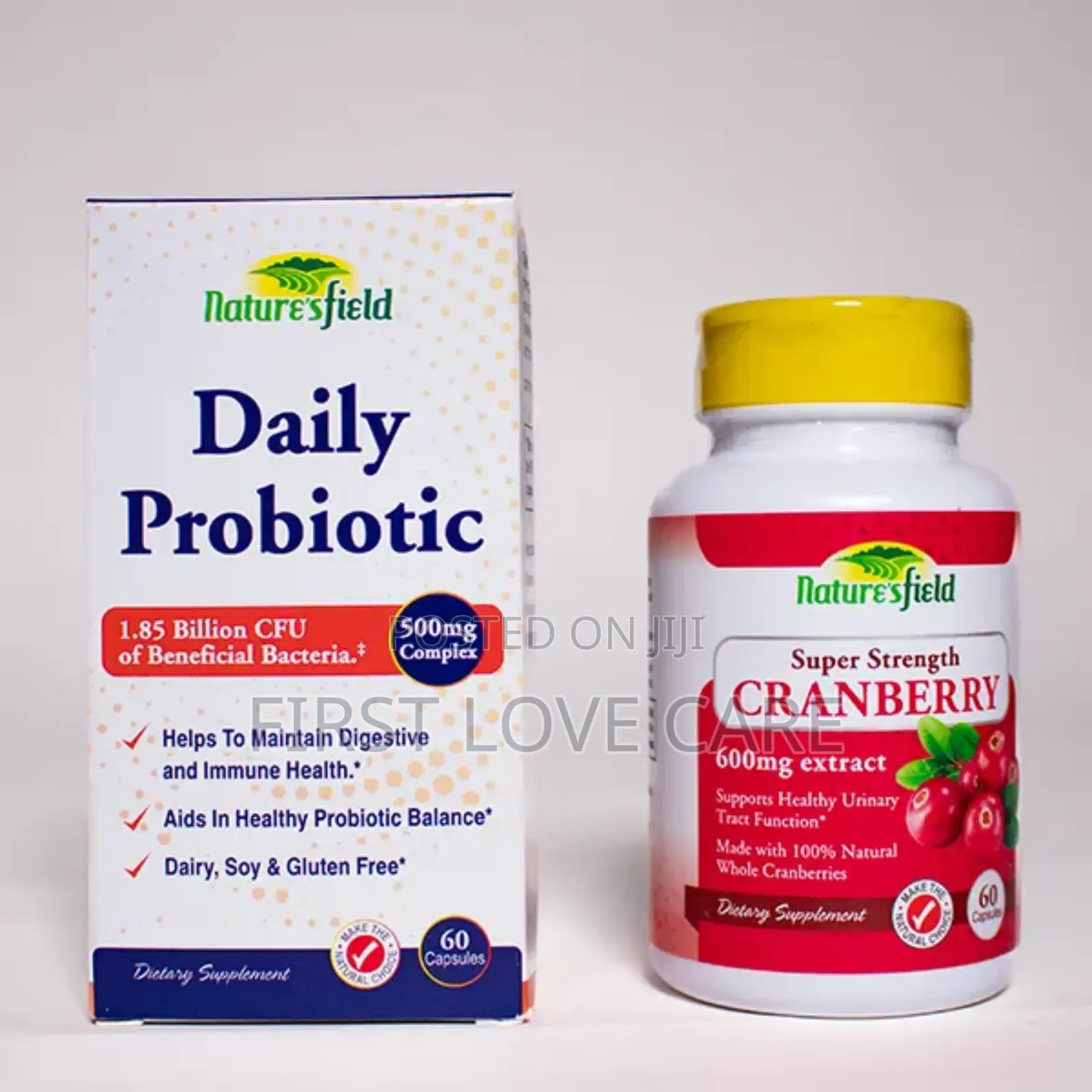 Nature's Field Daily Probiotic Cranberry Maximum Strength