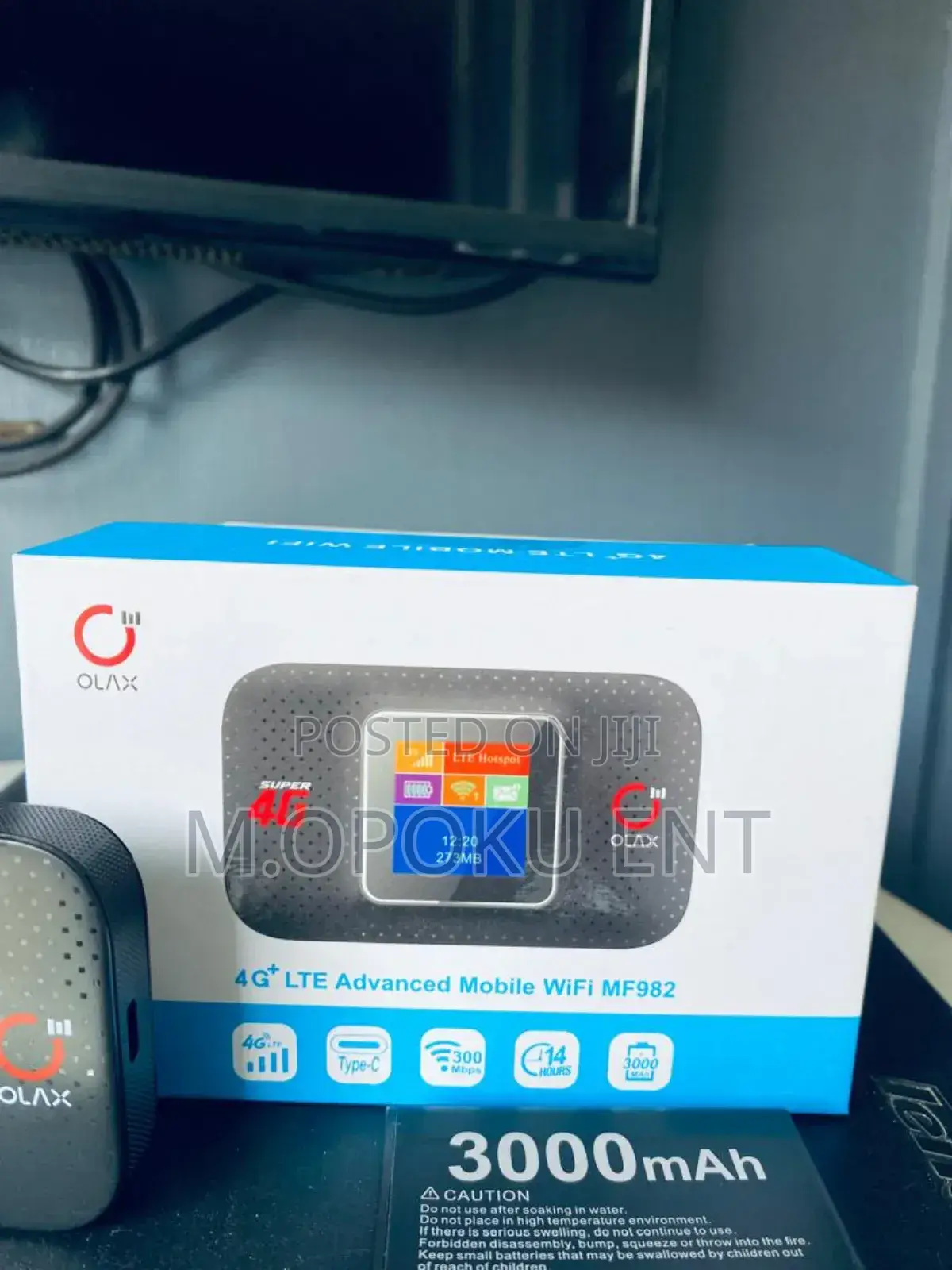 Universal 4G+ LTE Advanced Mobile Wi-Fi Mf982 Olax Mifi
