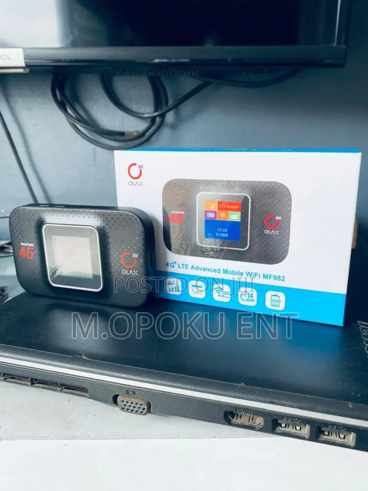 Universal 4G+ LTE Advanced Mobile Wi-Fi Mf982 Olax Mifi