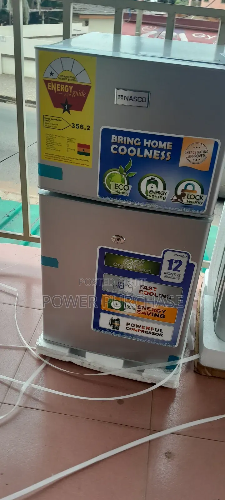 High Quality Double Door 90l Fridge