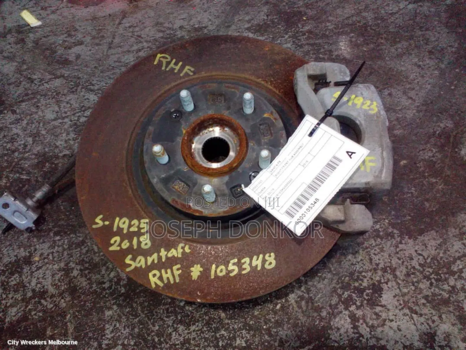 Santa Fe Front Hub 2013,2014,2015,2016,2017,2018
