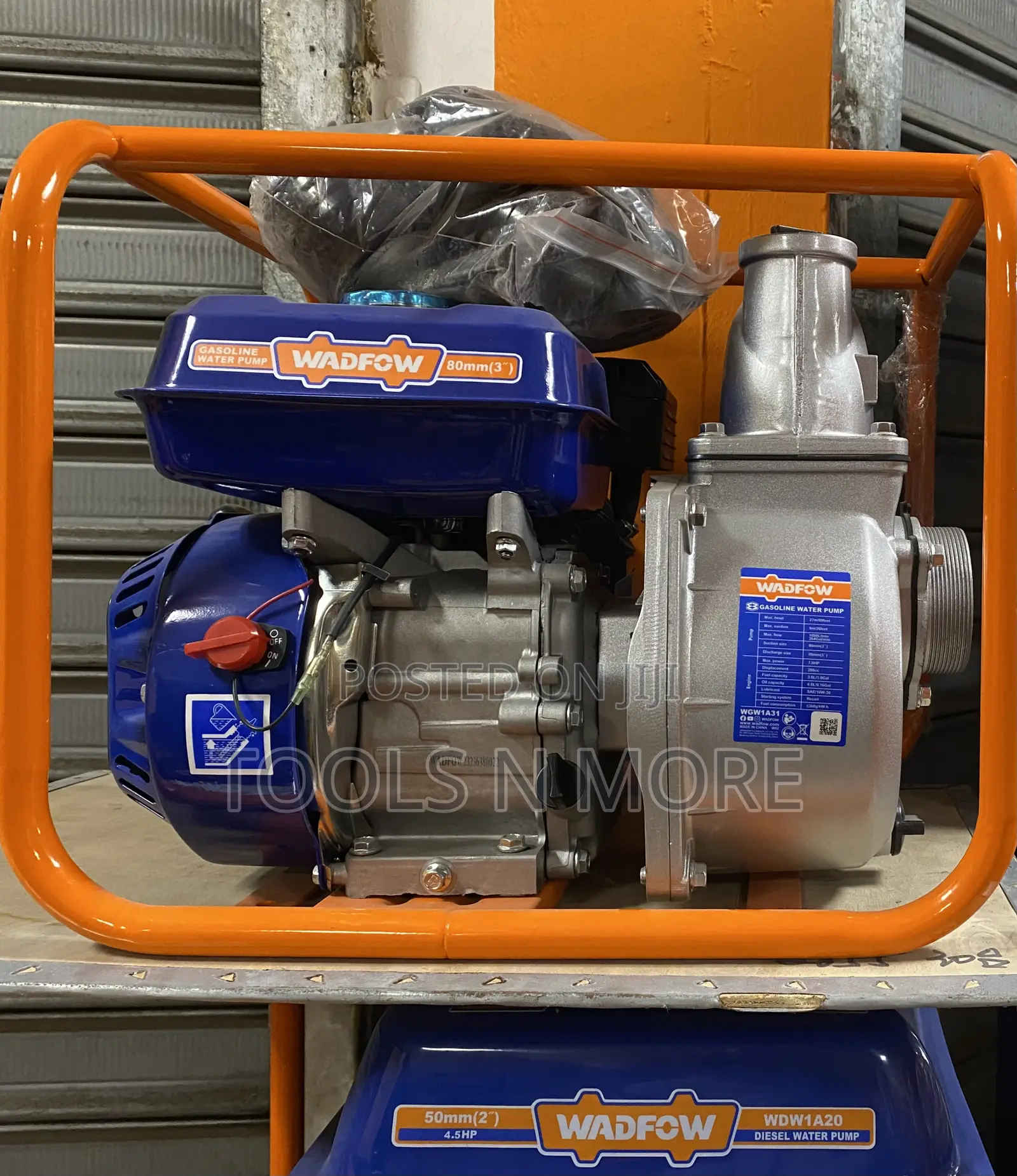 Wadfow Gasoline Water Pump 3”