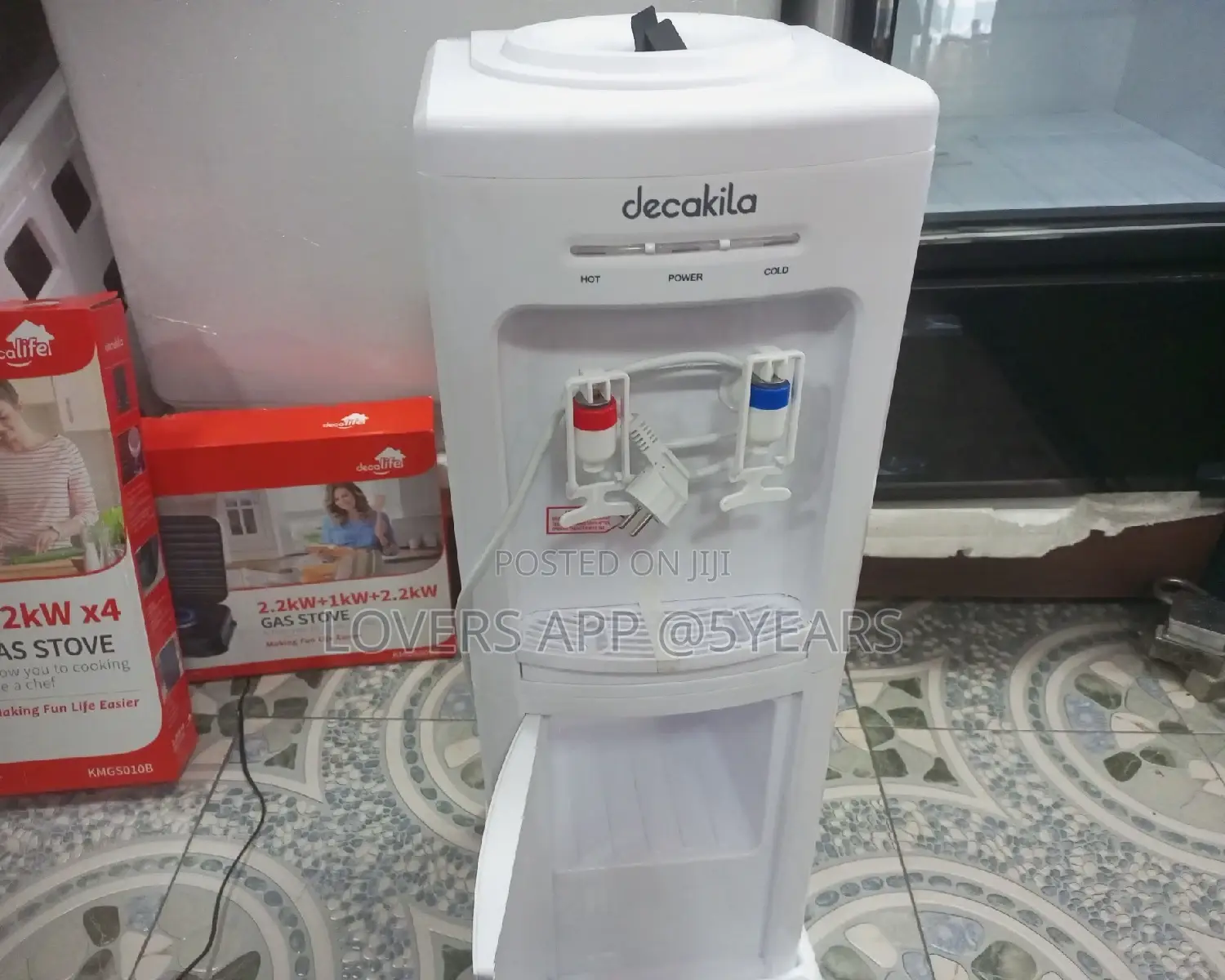Decakila Hot Cold Water Dispenser W/Water Dispenser.