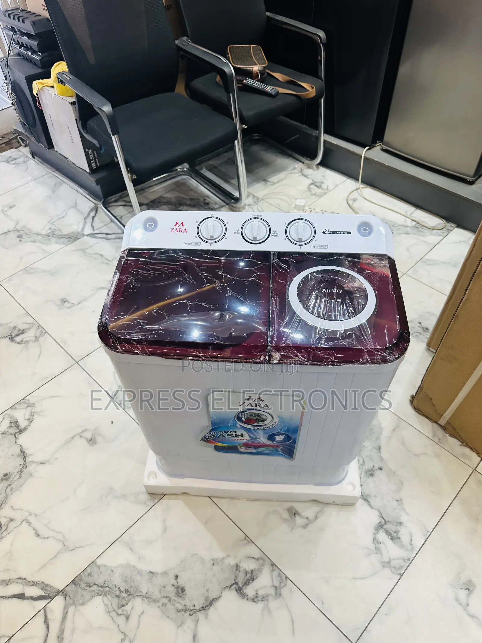Quality Sleek White Washing Machines 5kg Zara White
