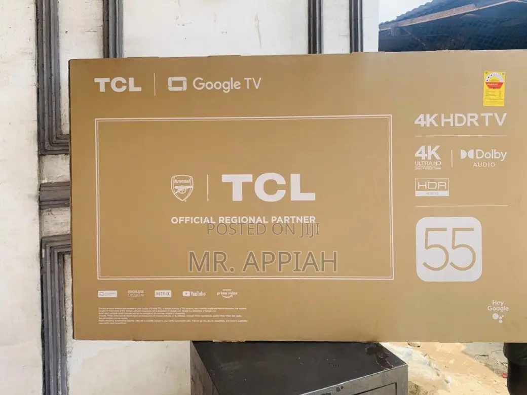 Lovely TCL 55 Inch HDR Frameless Google Tv(55p635).