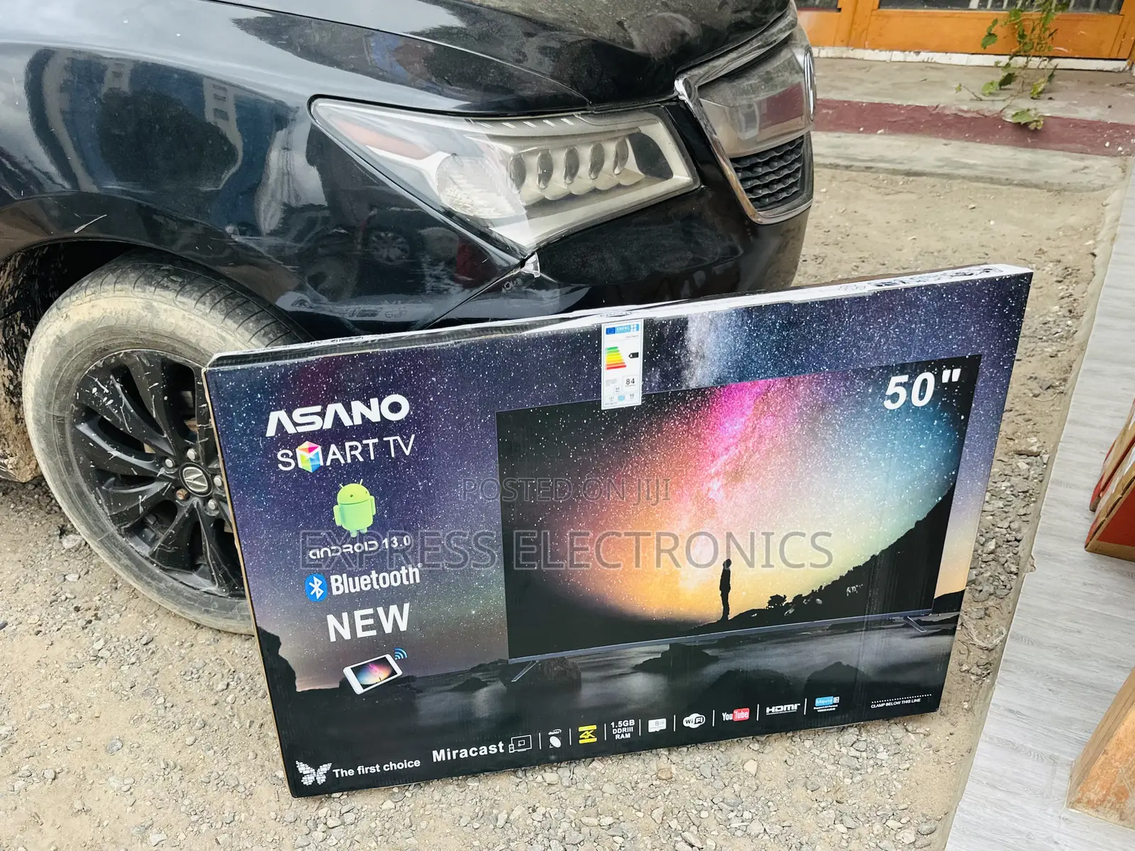 Slim Uhd Smart Android 50”Asano Television