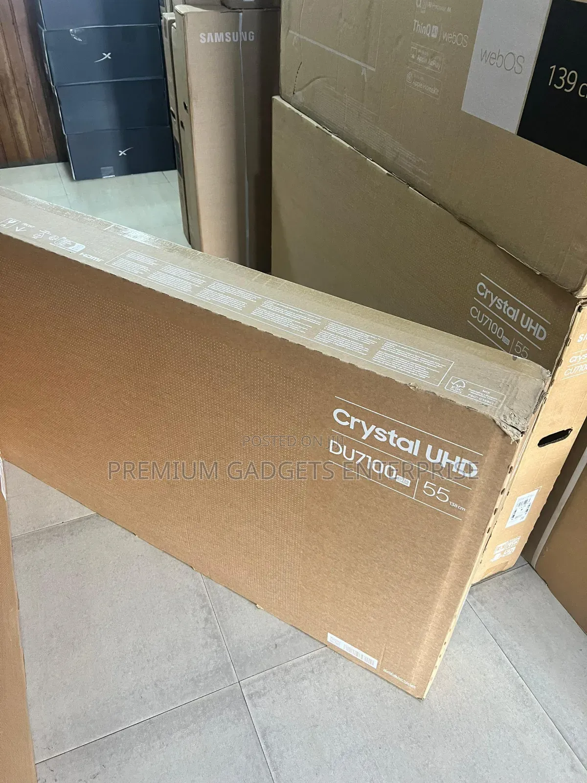 Samsung 55" Crystal Uhd Du7100 Tizen Os Smart Tv (2024)