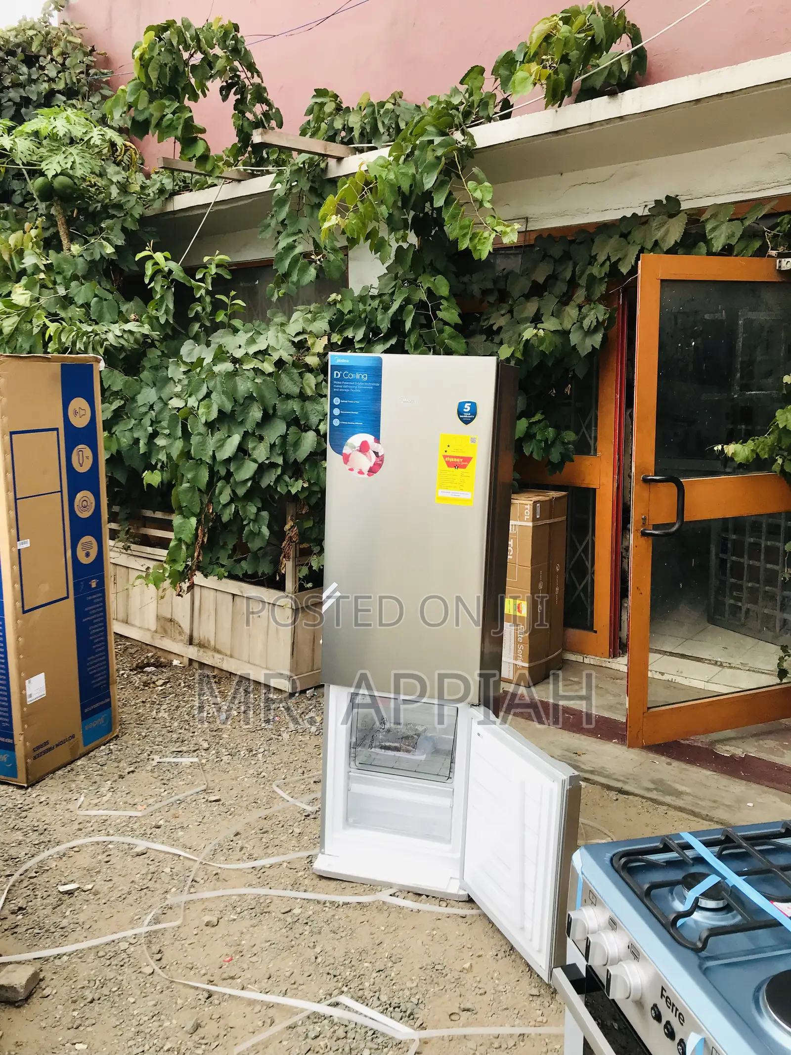 Latest Midea(262L)Double Door Refrigerator,MDRB369FGN02.
