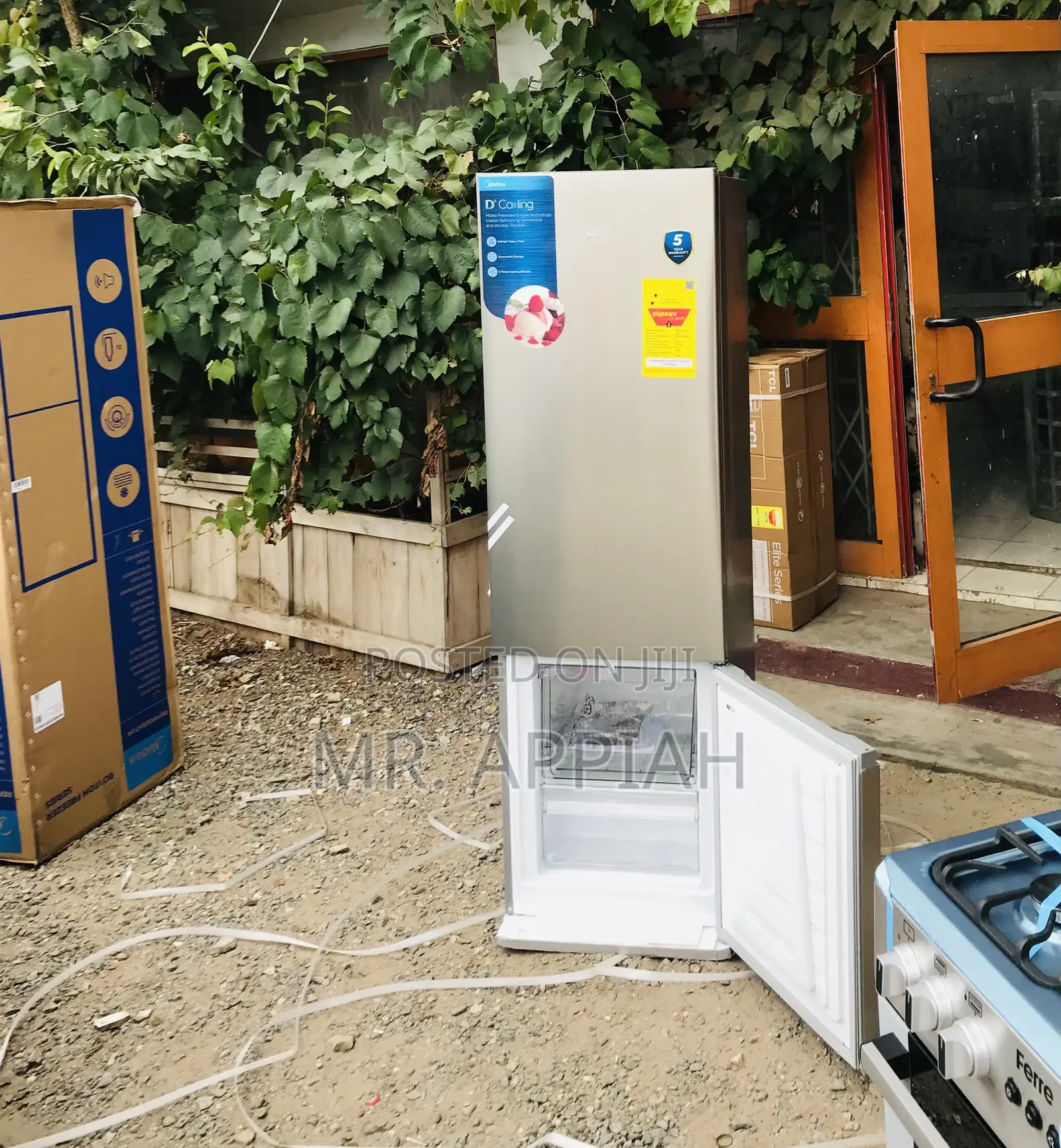 Call for Midea MDRB369FGN02 Double Door Refrigerator.