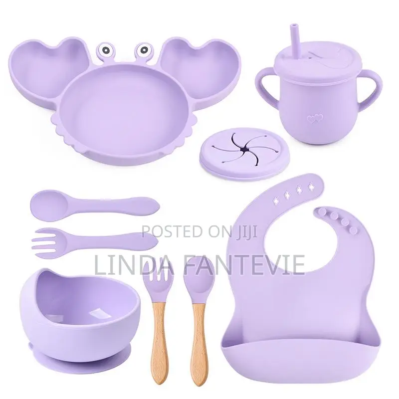 Baby Silicon Feeding Set
