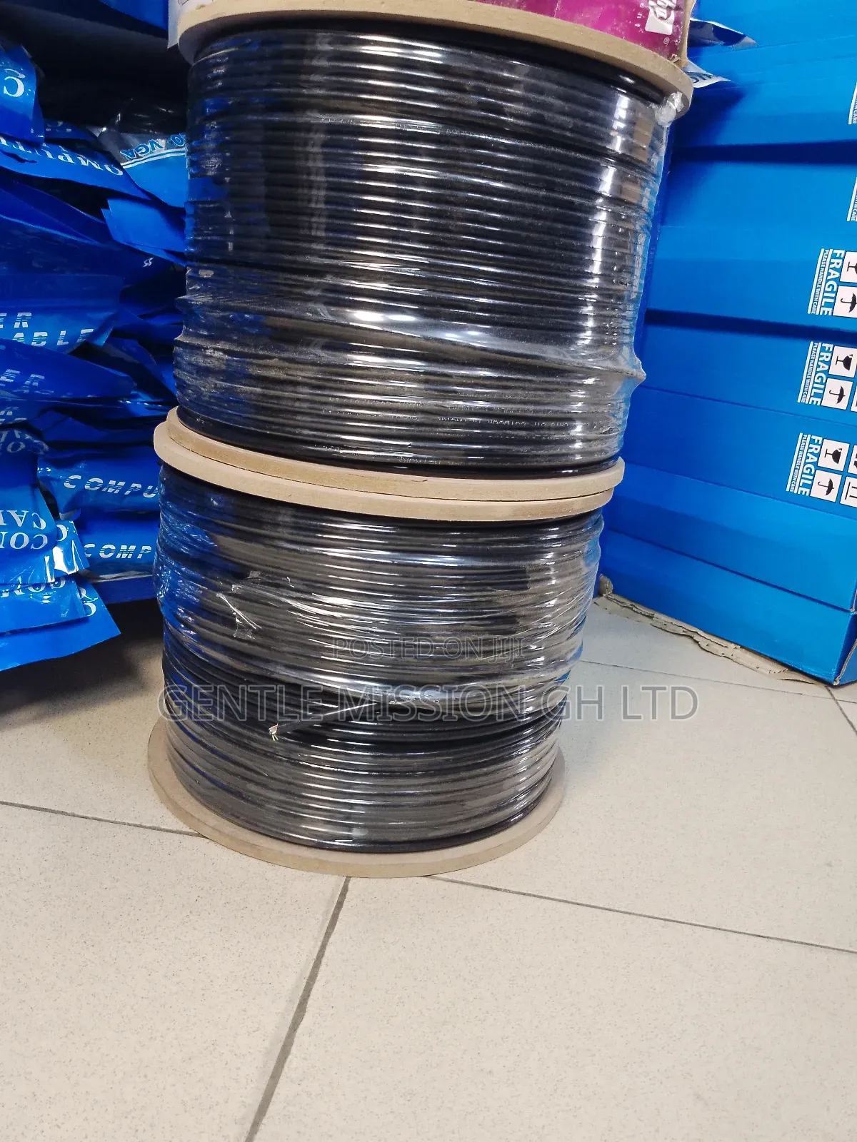 Networking Outdoor Black Cable 305M
