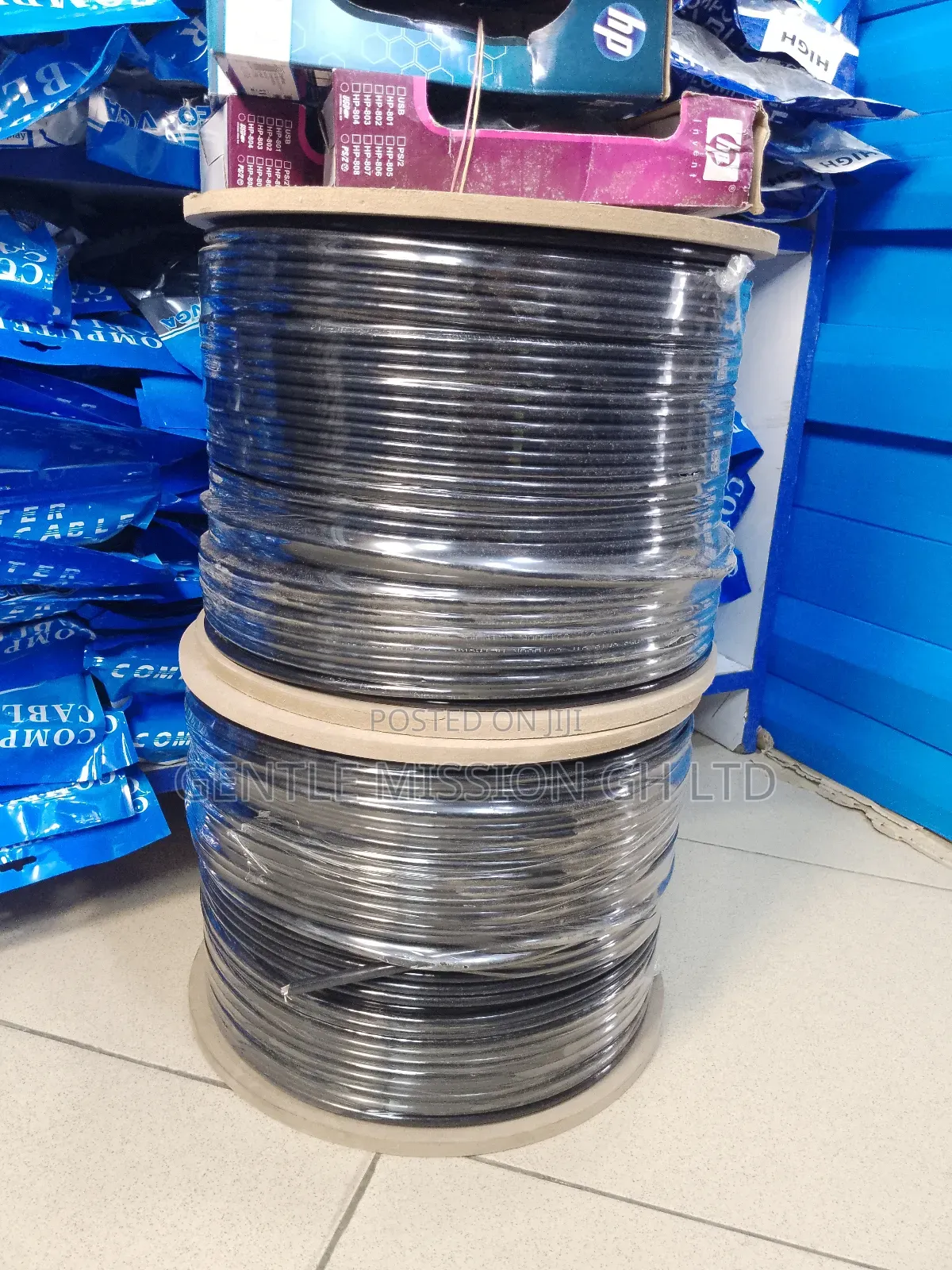Networking Outdoor Black Cable 305M