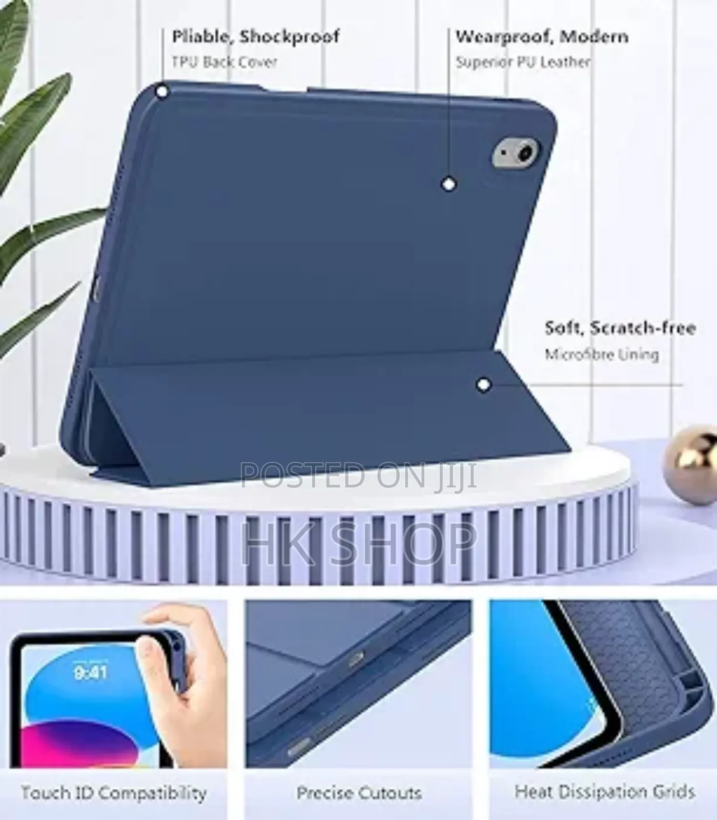 Smart Case for iPad 10th Gen 10.9 Inch With Pencil Holder