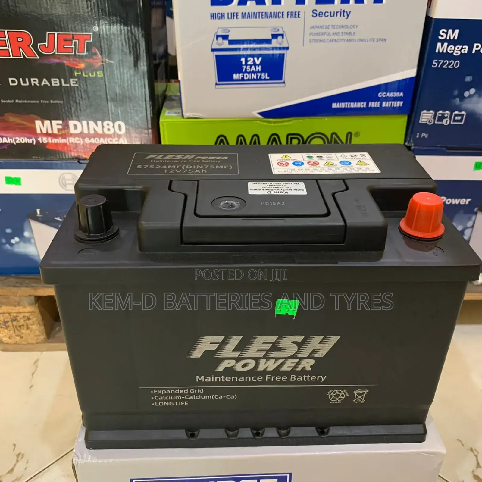 15 Plates Upsilion Battery _ Free Delivery