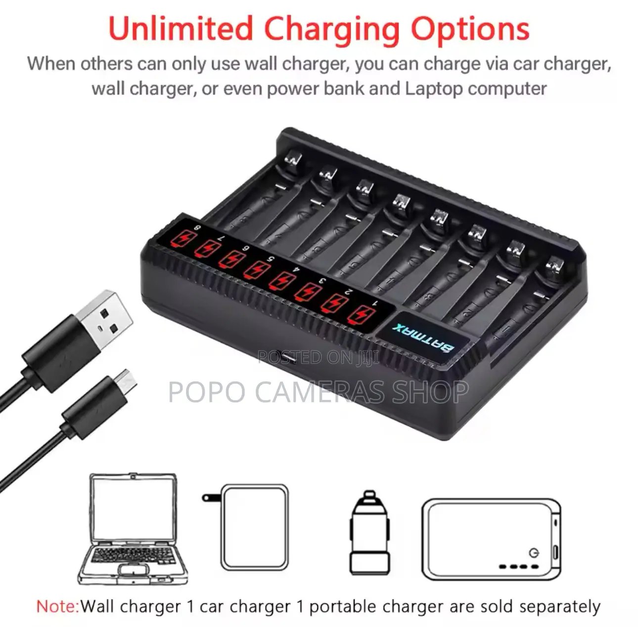 AA Batteries Charger
