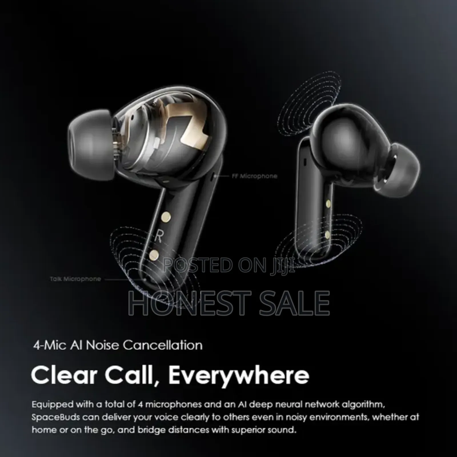 Oraimo Spacebuds Hybrid Anc True Wireless Earbuds