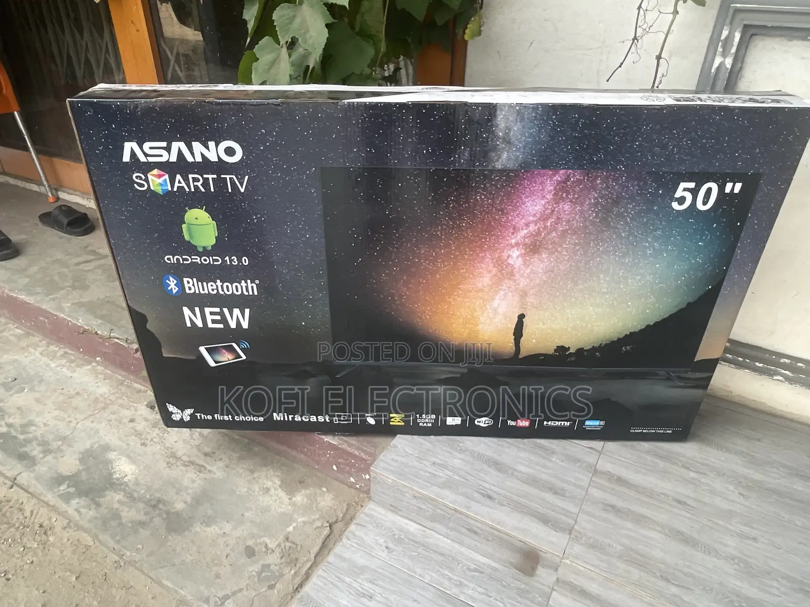 Smart Hub Asano 50′′ Ultra HD Smart LED TV – Black
