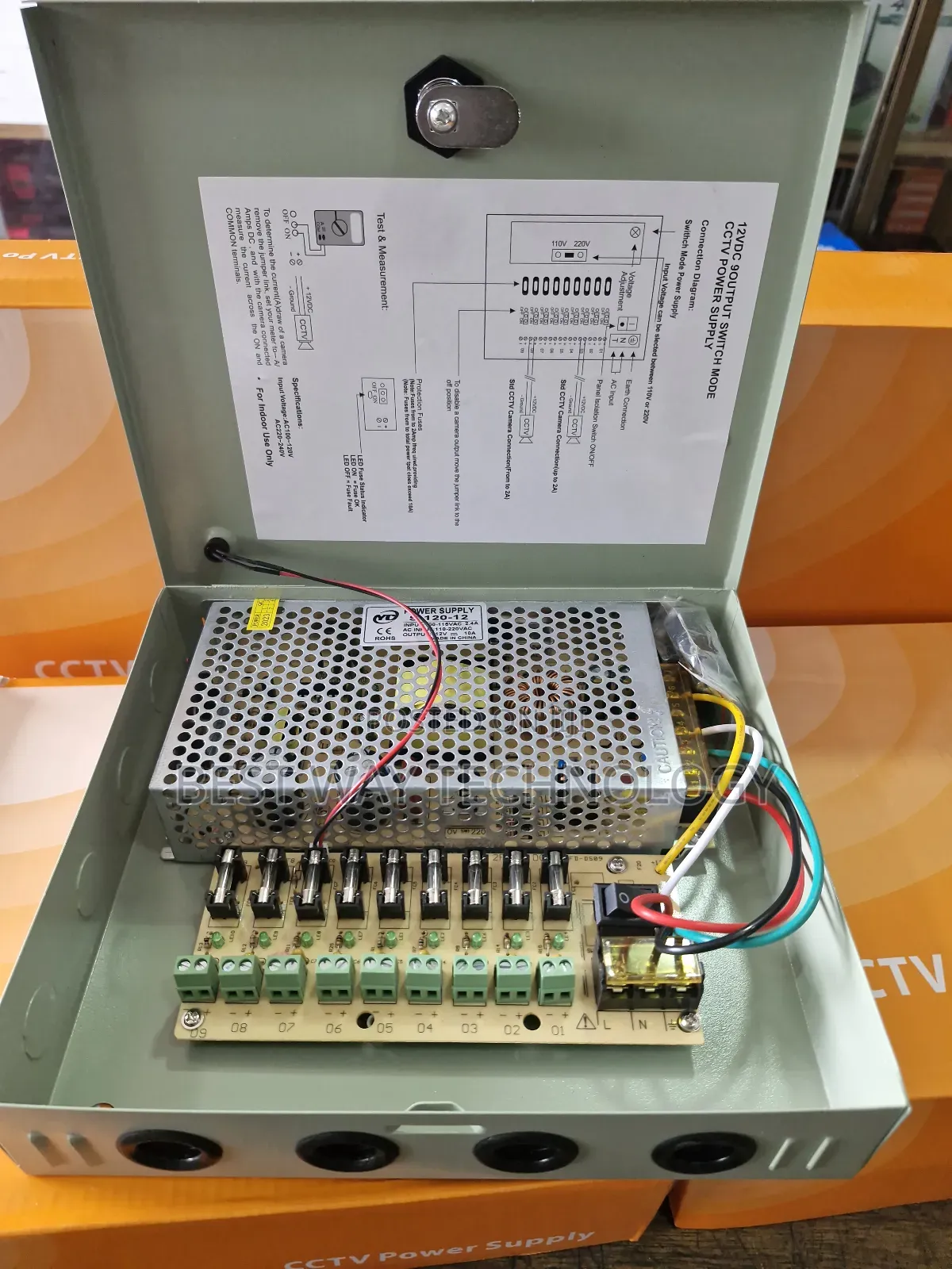 12v 10a Power Supply With Case