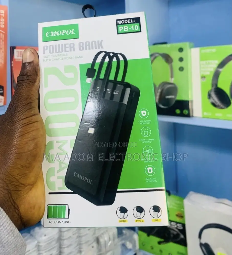 Cmopol With Fully Compatible Super Charge Power Bank.