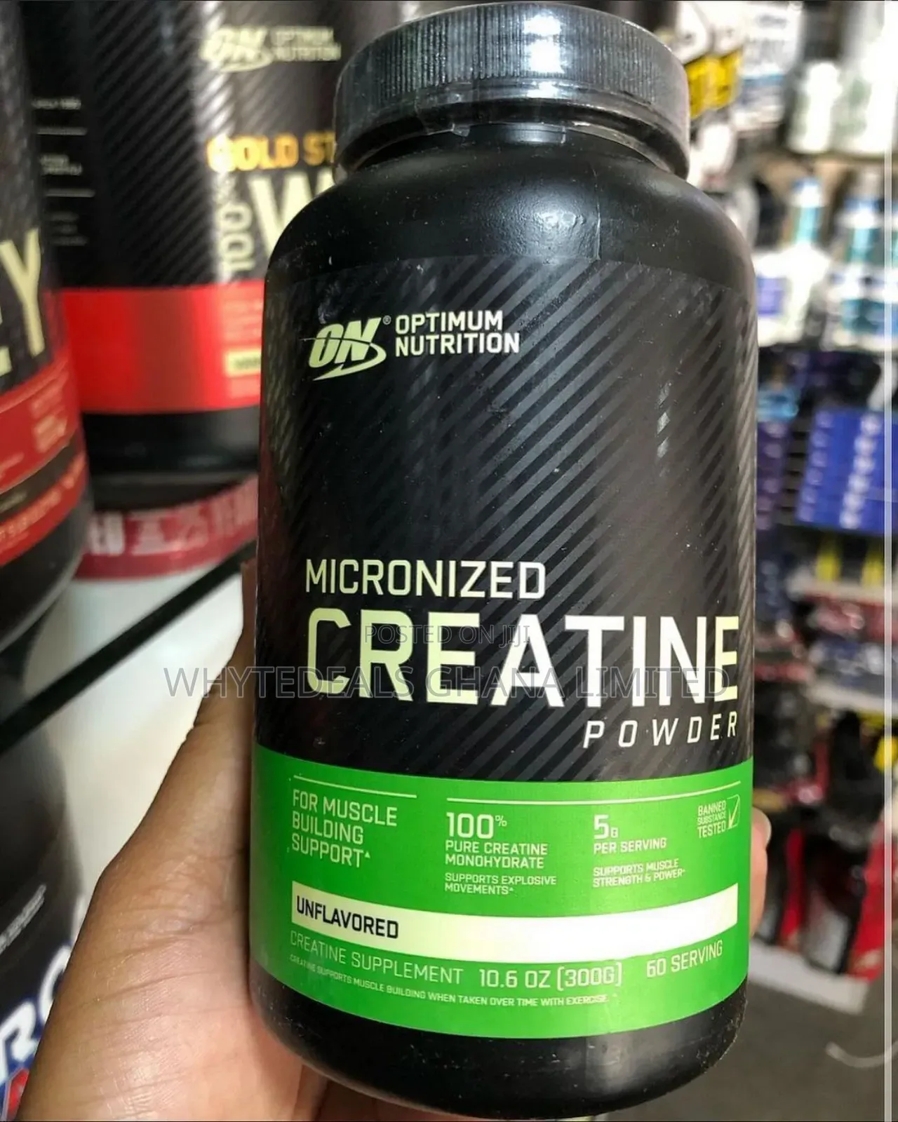 Optimum Nutrition Micronized Creatine Monohydrate| Build Muscle|Energy