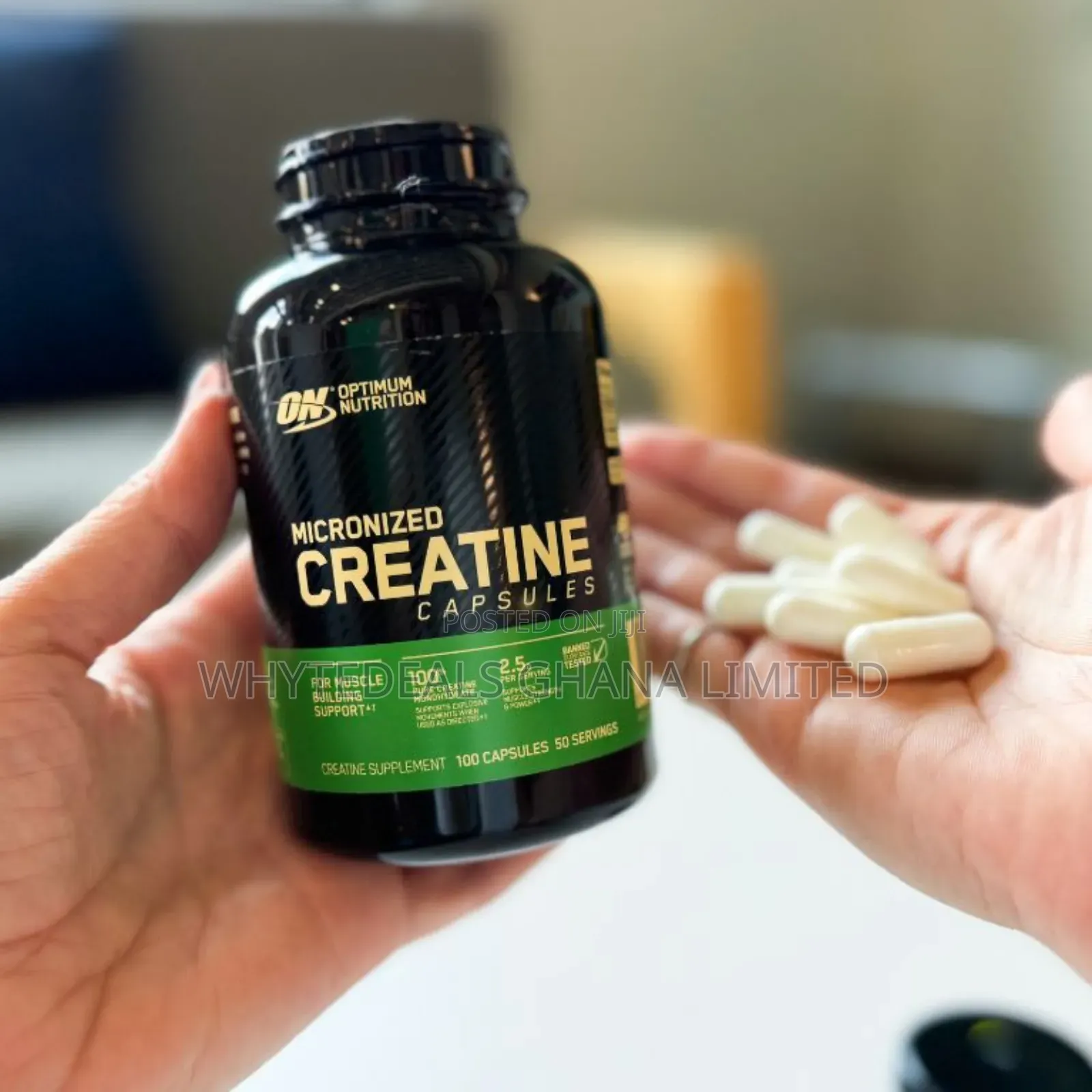 Powerful Micronized Creatine Caps| Power| Endurance| Strength| 100caps