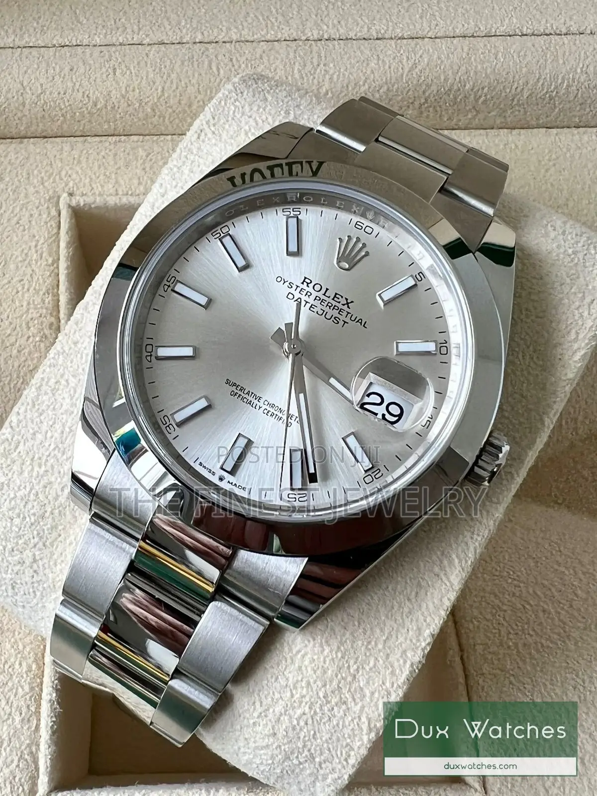 Rolex Datejust 41 Grey Jubilee
