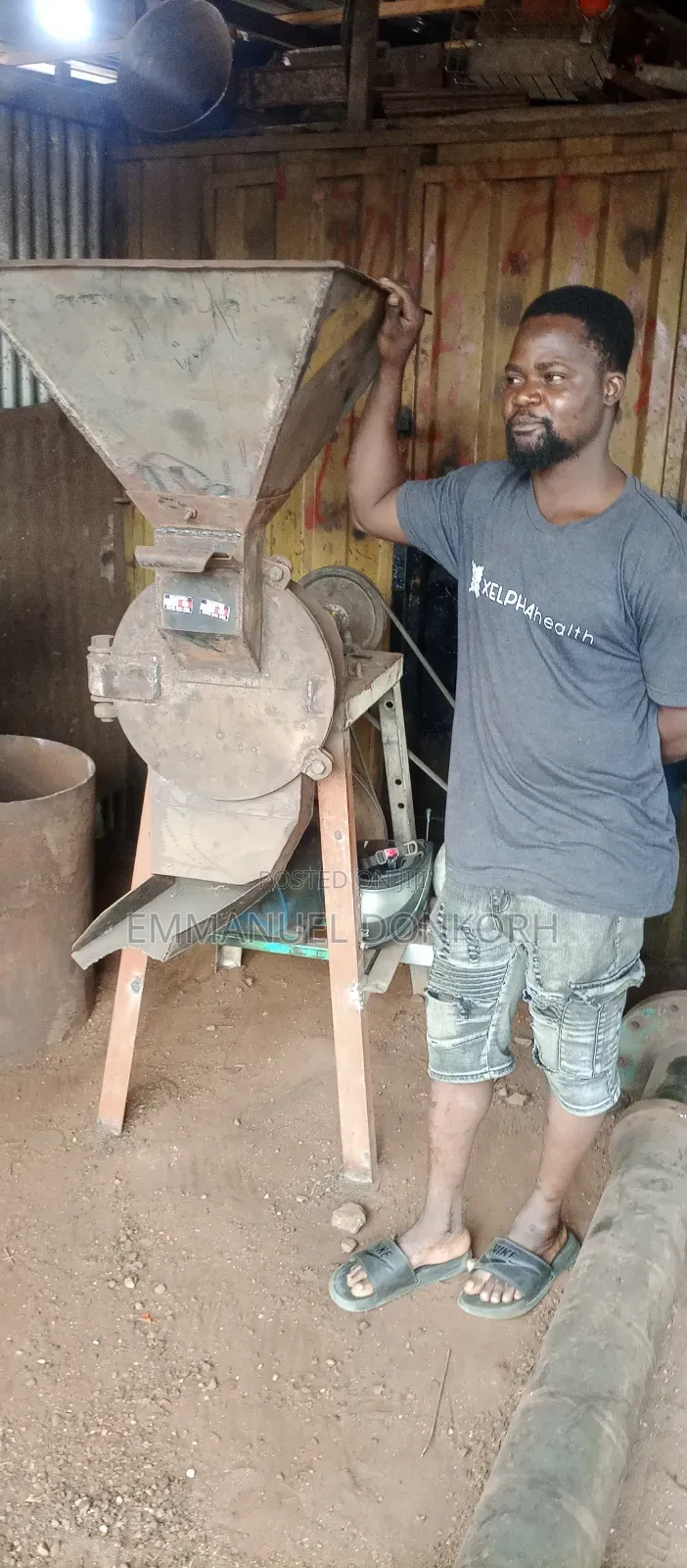 Palm Nut Cracker Separate Machine