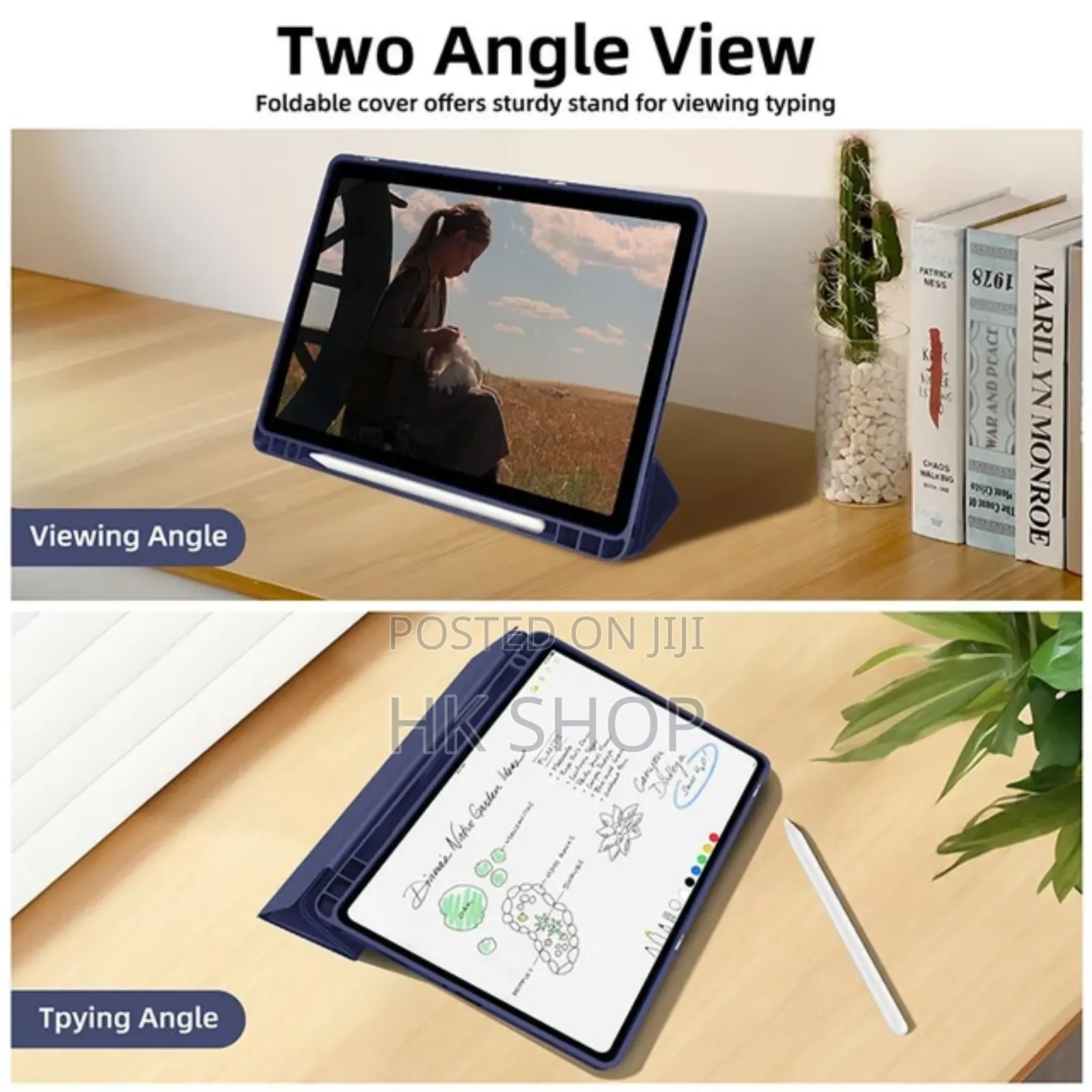 Slim Smart Case for Samsung Galaxy Tab A7 With Pen Holder