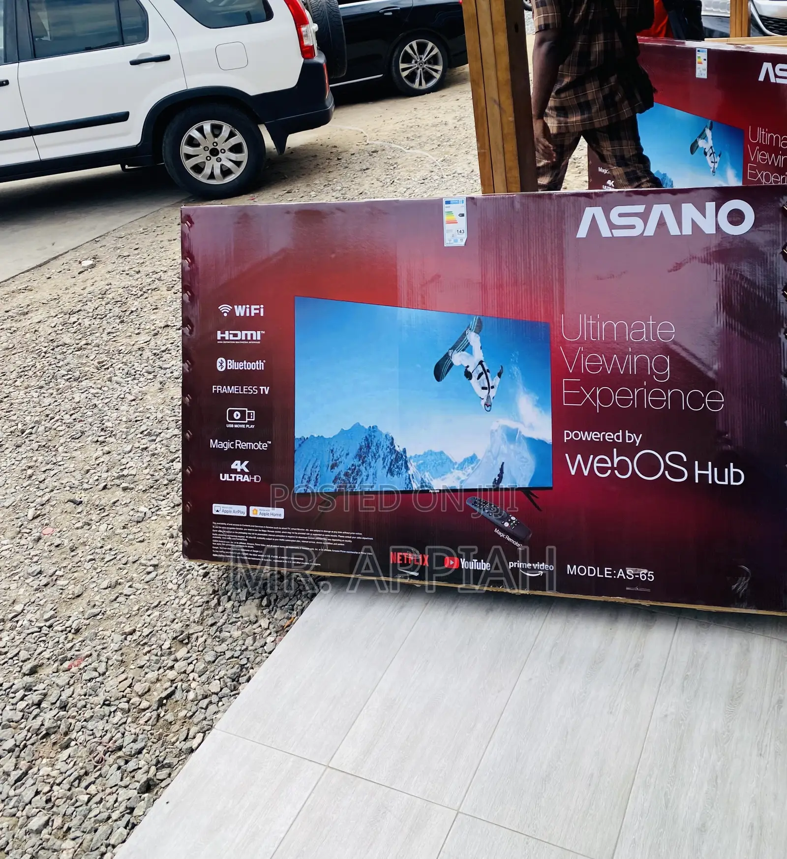 Order Original Asano 65 Inch Webos Uhd Smart Television.
