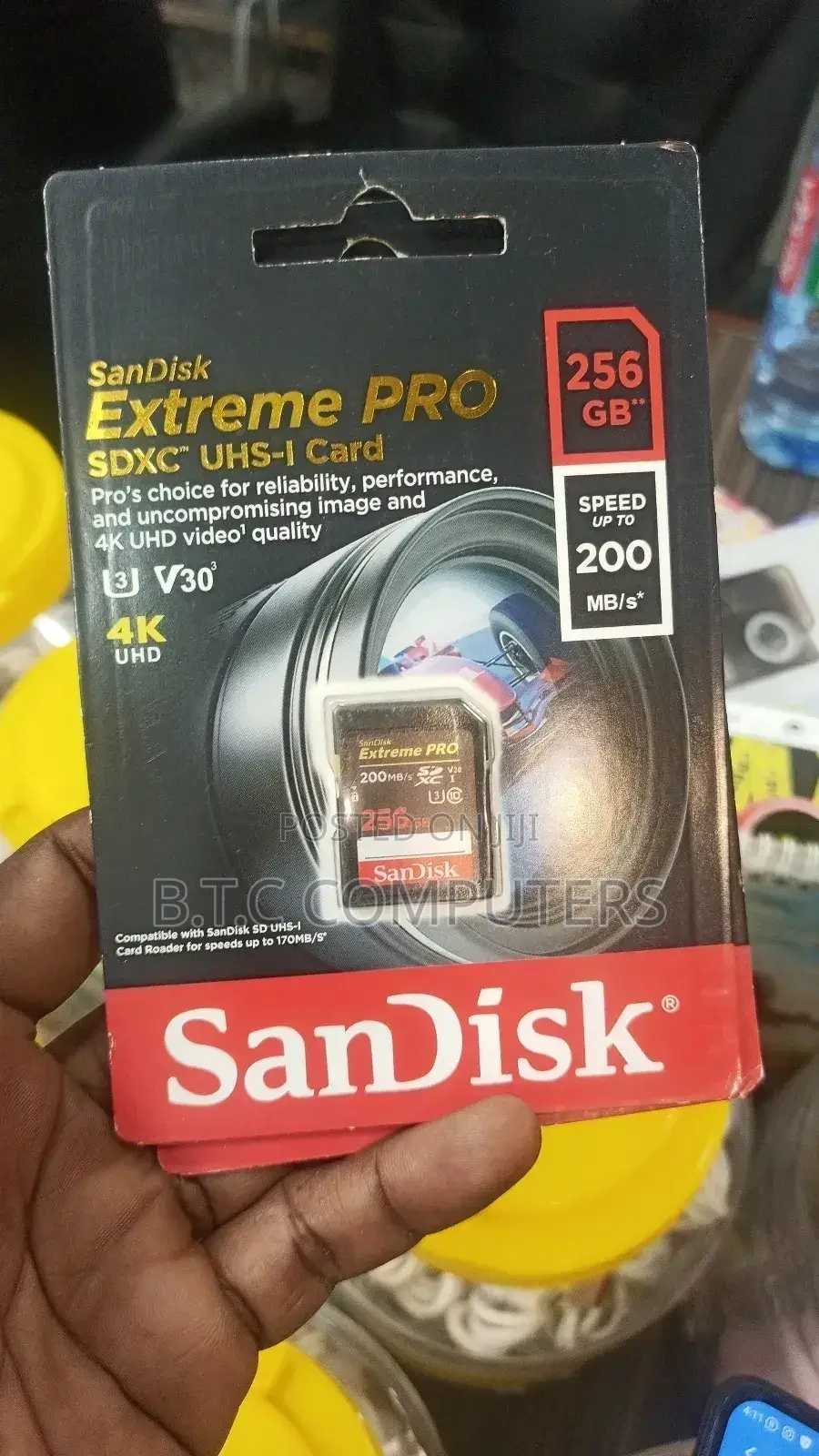 Camera Memory Card (Extreme Pro) 256gb