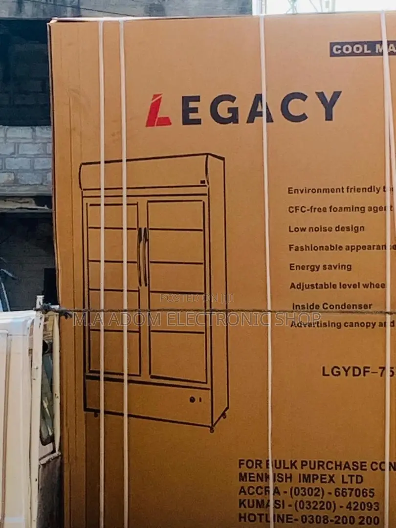 Quality Yet Affordable Legacy Double Door Display Fridge.