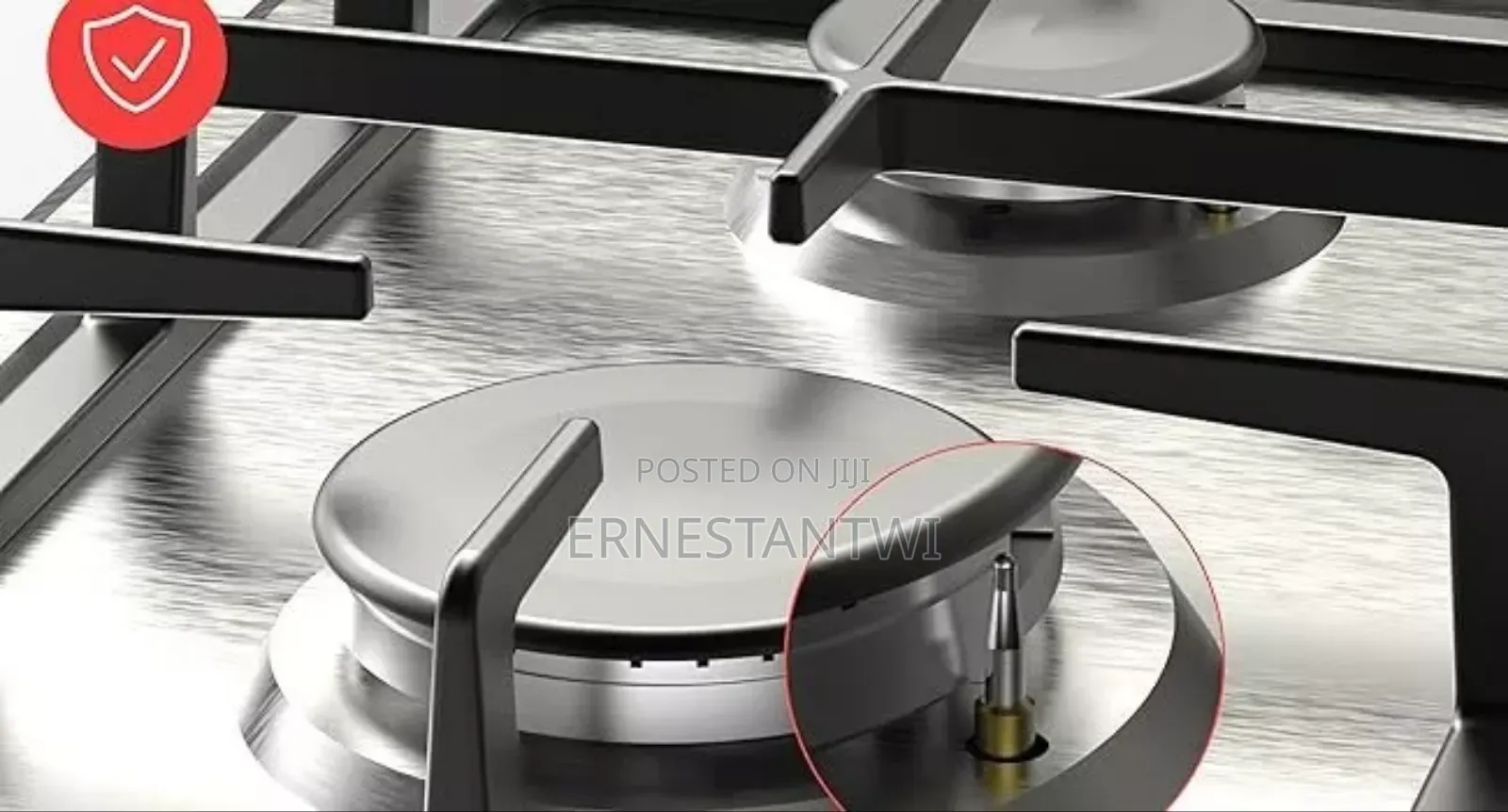60cm Built-in Gas/Electric Burner From the UK