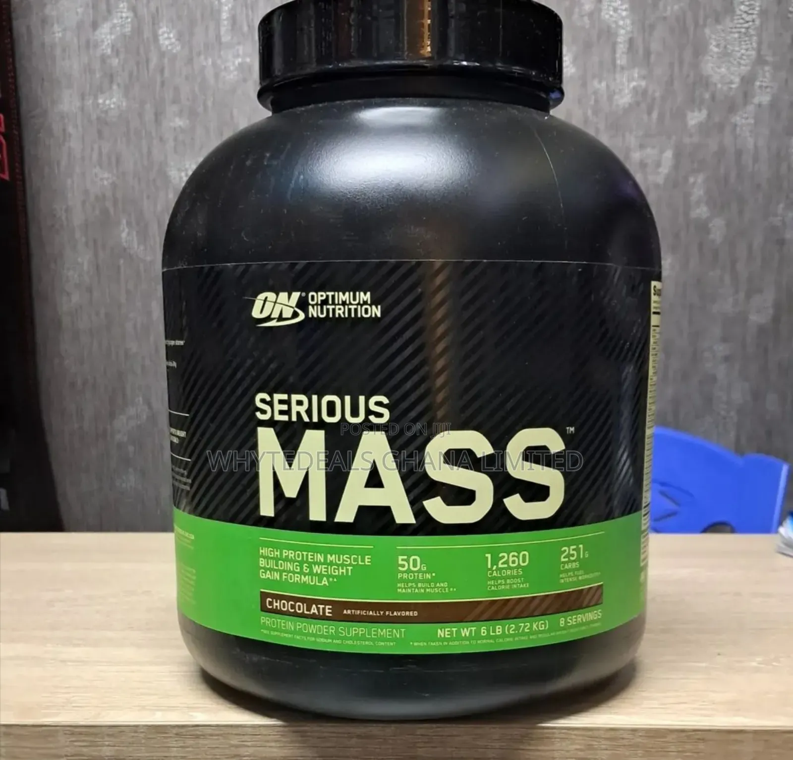 Best Weight Gainer!6lbs Serious Mass Whey Protein 4 Musscles