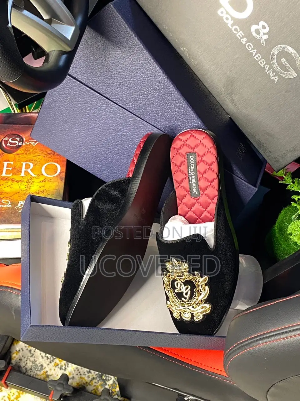 Dolce Gabbana Suede Half Shoe