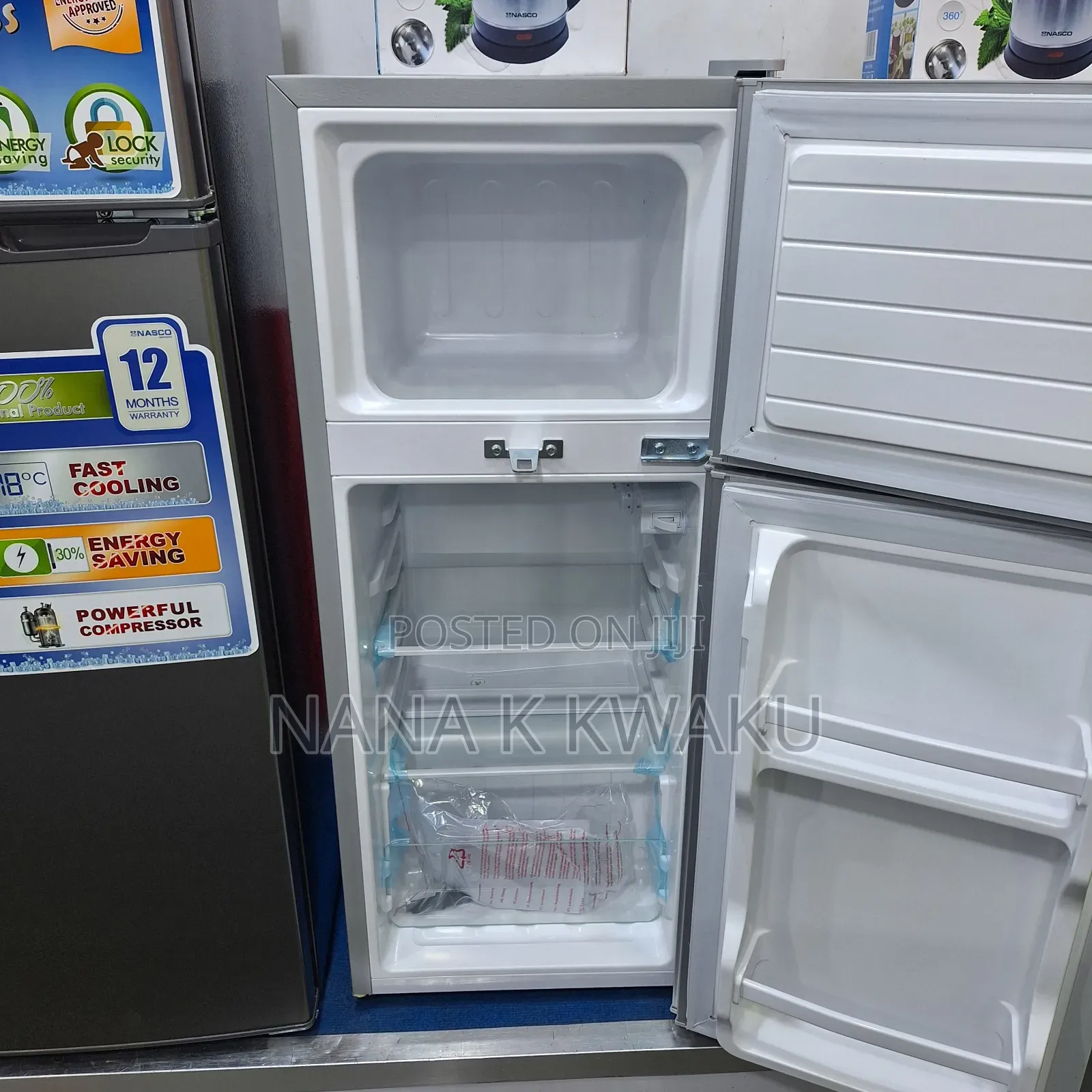 New/Nasco_nasf2-110 Double Door Fridge