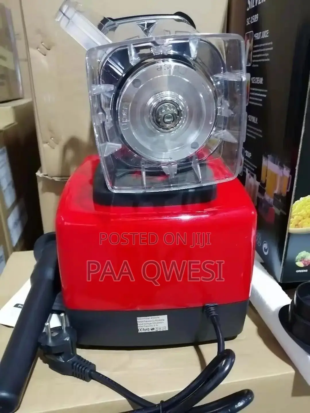Hot Sale Double Cup Silver Crest Brand Blender