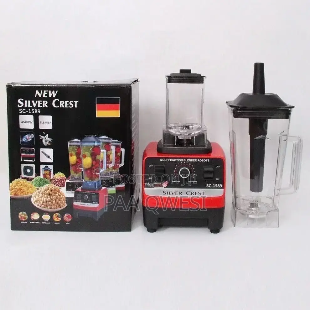 Smoothies Double Cup Silver Crest Blender